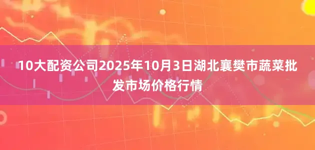 10大配资公司2025年10月3日湖北襄樊市蔬菜批发市场价格行情